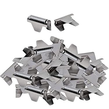 Imagem de Jikaihong Pacote com 60 kits de reparo de mola de sofá, clipes de fio de estofamento para sofá e reparo de mola de cadeira, sofá, conectores para prender o fio de mola às molas