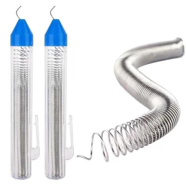 Imagem de 2 peças de fio de solda, 0,8 mm/0,032" diâmetro diâmetro solda de núcleo de resina para solda elétrica, placas de circuito, faça você mesmo, trabalho de soldagem, reparo (líquido 17 g)