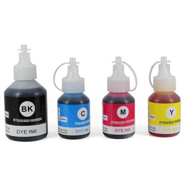Imagem de Kit refil Tinta Compatível Brother DCP-T700W BT6001Bk BT5001 - ValeChr