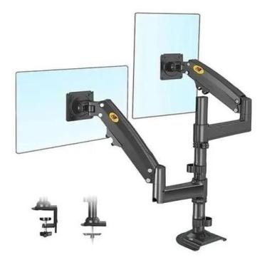 Imagem de Suporte Duplo Para Tv / Monitor Nb H-180 22 A 32 Preto - North Bayou
