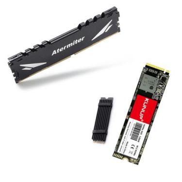 Imagem de Kit Upgrade SSD Nvme 256gb   Memoria Ram DDR 4 4gb 2666mhz - KUNUP