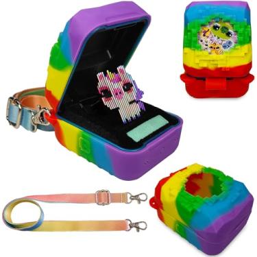 Imagem de JCHPINE Silicone Cover Case for Bitzee Magicals Interactive Toy Digital Pet and Case, Protective Skin Sleeve for Bitzee Magicals Virtual Electronic Pets Accessories (Multicolor)