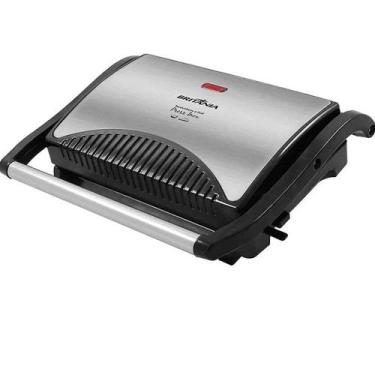 Imagem de Sanduicheira Grill Eletrica Faz 2 Sanduiches Britania 220V - Mobilar E