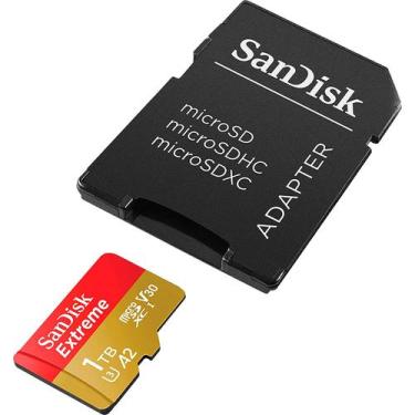 Imagem de Cartao de Memoria Sandisk Extreme SDSQXAV-1T00-GN6MA - 1TB - Micro SD 
