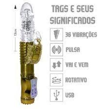 Imagem de Vibrador vai e vem ponto g 8 rotações e 36 modos de vibração miss coll