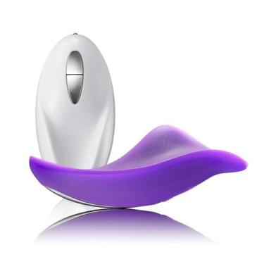 Imagem de Calcinha feminina com controle remoto, vibrador, máquina sexual, brinquedos sexuais invisíveis para mulher, máquina sexual(Purple)