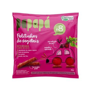 Imagem de Palitinhos de Vegetais Papapá 8+ Meses Sabor Beterraba e Grão de Bico 