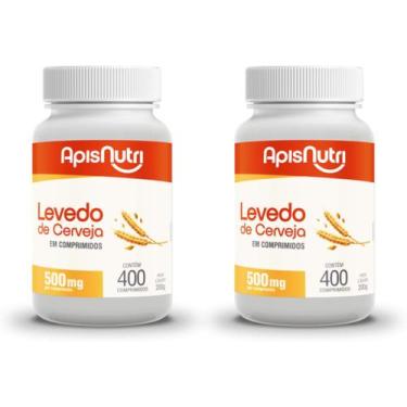 Imagem de 2x Levedo de Cerveja 500Mg 400 Comp Apsinutri - ApisNutri, Cerveja
