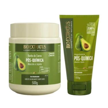 Imagem de Kit Pós química finalização capilar 1 Banho de creme 500ml 1 Finalizad