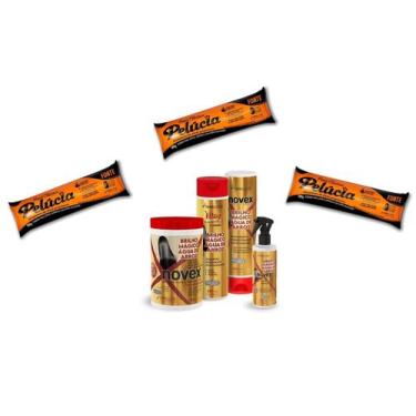 Imagem de Hene Gel Pelucia Preto Medio/Forte 03x180g Pouch/Bisnaga+Brilho Magico