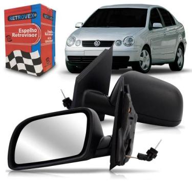 Imagem de Par retrovisor polo 2003 a 2007 manual - RETROVEX