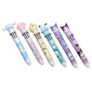 Imagem de Caneta Multicores Sanrio Kawaii 10 Cores - Sortida - Importado