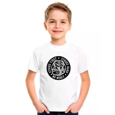 Imagem de Camiseta Infantil Cobra Kai 02 - DESIGN CAMISETAS, Branco, 2
