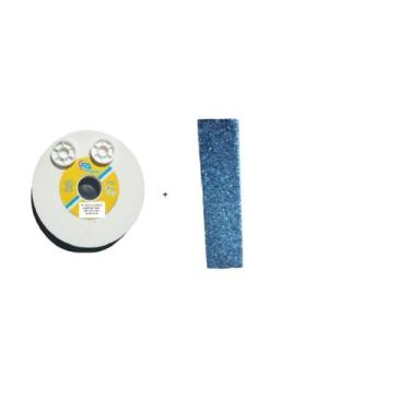 Imagem de Rebolo reto afiação 152,4 x15.9x12.7 kit grão 400 + dressador - FRATEC