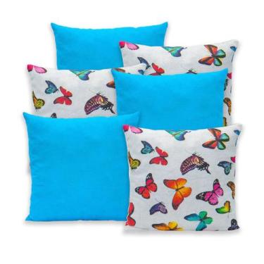 Imagem de Kit 6 Capas de Almofada c/ Zíper 40cmx40cm Gorgurinho - Dryka Enxovais