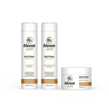 Imagem de Tratamento para crescer os cabelos  Biotina  BloomGold - Bloom Gold