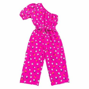 Imagem de Macacão Infantil Longo Blogueirinha Menina Estilosa Festas - Ak Fashio