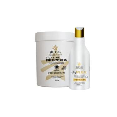 Imagem de Kit Descoloração Profissional Pó Descolorante Azul com Plex - DYUSAR C