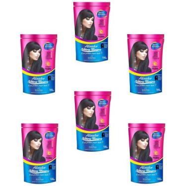 Imagem de Hene em Gel Perfumado Modelo Alisador Ultra Negro 06x180gr Preto Forte