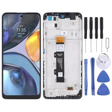 Imagem de tela Tela LCD e Digitalizer Conjunto completo com quadro para Motorola Moto G22 substituição da tela