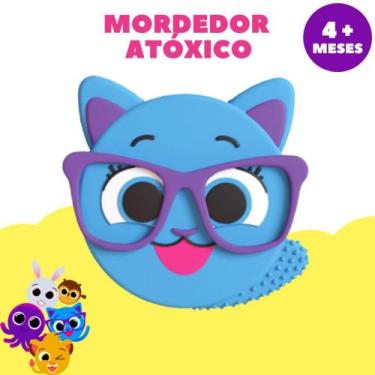 Imagem de Mordedor Macio Texturizado Bolofofos Com Massageador de Gengiva - +4 M