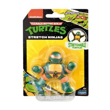 Imagem de As Tartarugas Ninja - Mini Boneco Elástico Michelangelo 6cm