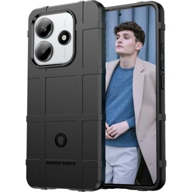 Imagem de Ephoou Capa fina para Xiaomi Redmi Note 14 5G, [Série Rugged Shield] grau militar à prova de choque [testada contra quedas] e capa de proteção de lente de câmera para Xiaomi Redmi Note 14 5G HD-Preto