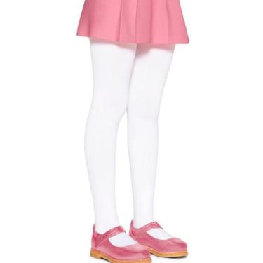 Imagem de Meia Calça Lupo Infantil Fio 80 Opaca Toque Suave Poliamida, Branco, B