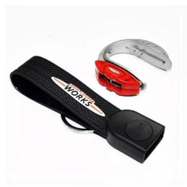Imagem de Chaveiro capa mini jhon cooper works vermelho - Ekileds