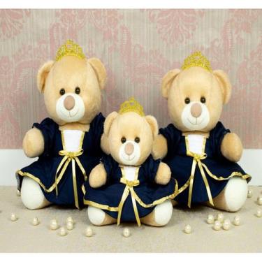 Imagem de Trio de princesas pelucia para nichos  - CKD CONFECCOES, Marinho