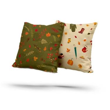Imagem de Kit 2 Almofadas Com Enchimento Autumn Vibes Outono - Core Decore