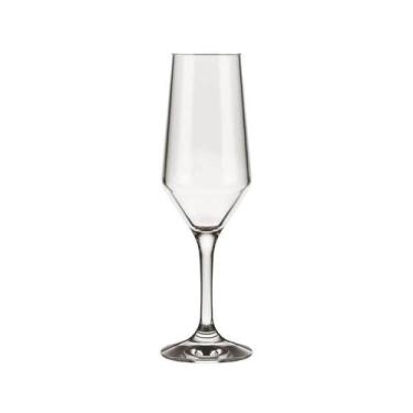 Imagem de Taça Champagne Festa Vidro Cristal Buffet Liso 186 ml Nadir - Lua Míst