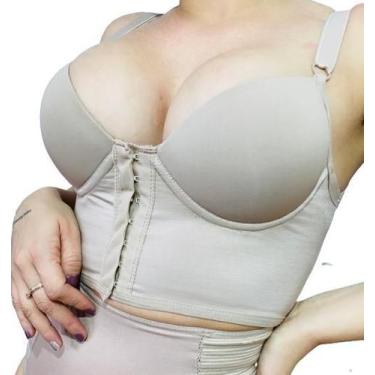 Imagem de Sutiã Modelador Conforto Com Bojo Efeito Silicone - M27 - Fanáticos Po