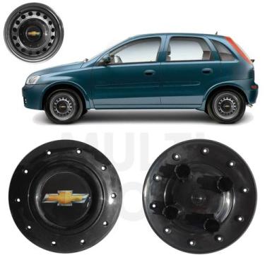 Imagem de 1x Calota Centro Roda Aro 14 Gm Corsa Hatch 2002 A 2012 - Chevrolet