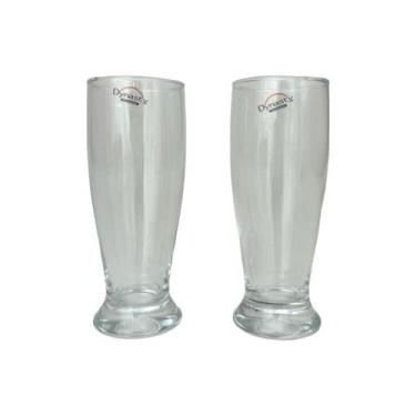 Imagem de Duas Unidades Copos Tulipa Para Cerveja Vidro Dynasty 200ML