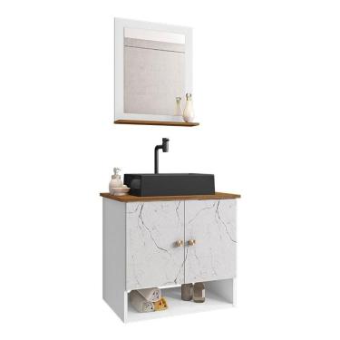 Imagem de Gabinete Banheiro Deli Torino Prt Torneira Valv Click Black