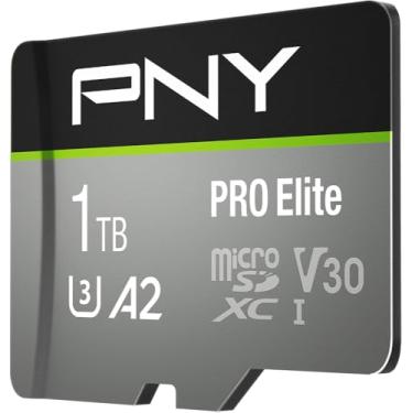 Imagem de PNY Cartão de memória Flash 1TB Pro Elite Class 10 U3 V30 microSDXC