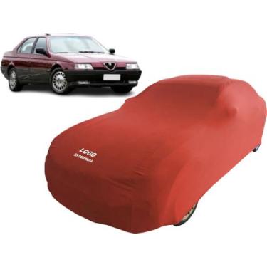 Imagem de Capa Para Proteger Carro Alfa Romeo 164 Sedan Anti-Risco - Mz, Vermelh