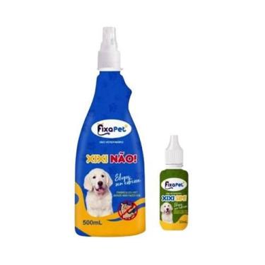Imagem de Kit Educadores Sanitários Spray Ensine Seu Cão Onde Fazer Xixi Xixi Po