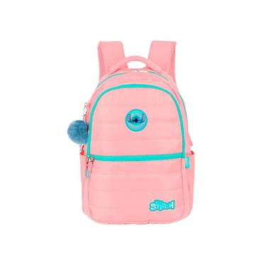 Imagem de Mochila Escolar Stitch MJ47745SC Salmão - Luxcel