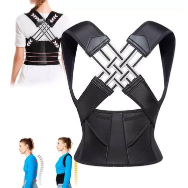 Imagem de Colete Ortopédico Unissex para Correção Postural - Suporte Lombar e Alívio para a Coluna XXXL