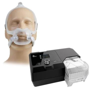 Imagem de Kit CPAP Automático com Umidificador G2S - BMC + Máscara Oronasal Drea
