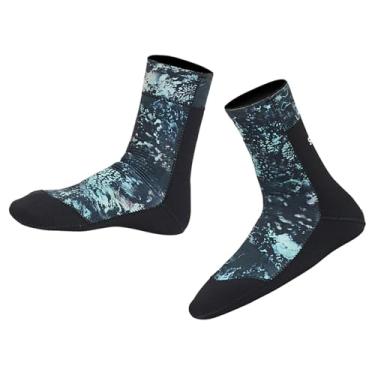 Imagem de Deevoka Meias de mergulho 5mm neoprene manter quente à prova de frio à prova doldágua wetsuit meias botas para natação rafting surf caminhadas mergulho, para 46 a 47
