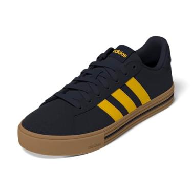 Imagem de adidas Tênis masculino casual Daily 4.0 com cadarço, Tinta/Amarelo Utilitário/Goma, 5 Women/4 Men