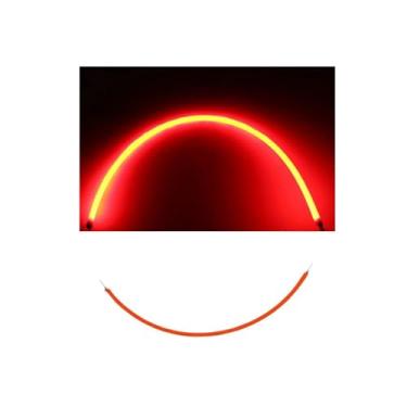 Imagem de Seadiquiet Lâmpada Edison vermelha 130 mm 3v cob filamento LED peças de lâmpada flexível luz quente lâmpada Edison acessórios de luz filamento flexível, lâmpadas ferramentas e melhoria da casa