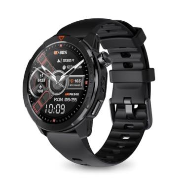 Imagem de Bettdow SmartWatch, relogio smartwatch com GPS, tela AMOLED de alta definição de 1,43" Ecrã tátil, à prova d'água 3ATM, relogio smartwatch feminino e masculino, com 120+ Modos Esportivos (preto)