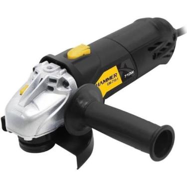 Imagem de esmerilhadeira hammer 4.5 angular 710w - 110V, 110V
