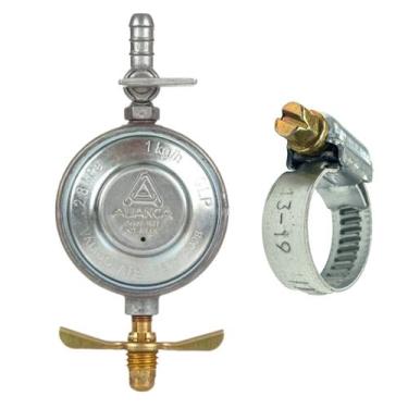 Imagem de Regulador de Gás Registro Aliança 504/01 Sem Manômetro Com Abraçadeira