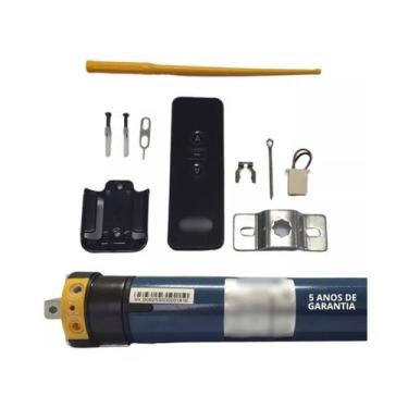 Imagem de Motor Tubular 6n 110v Com Controle Para Persiana Toldo - EMTECO
