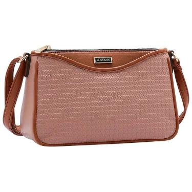 Imagem de Bolsa Feminina Transversal Elegante Prática Textura Chenson